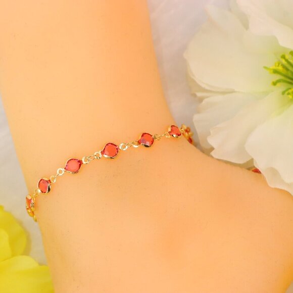 Minimalist Anklet, Sleek & Modern Design, Women’s Fashion, YC110444-A - Picture 8 of 10